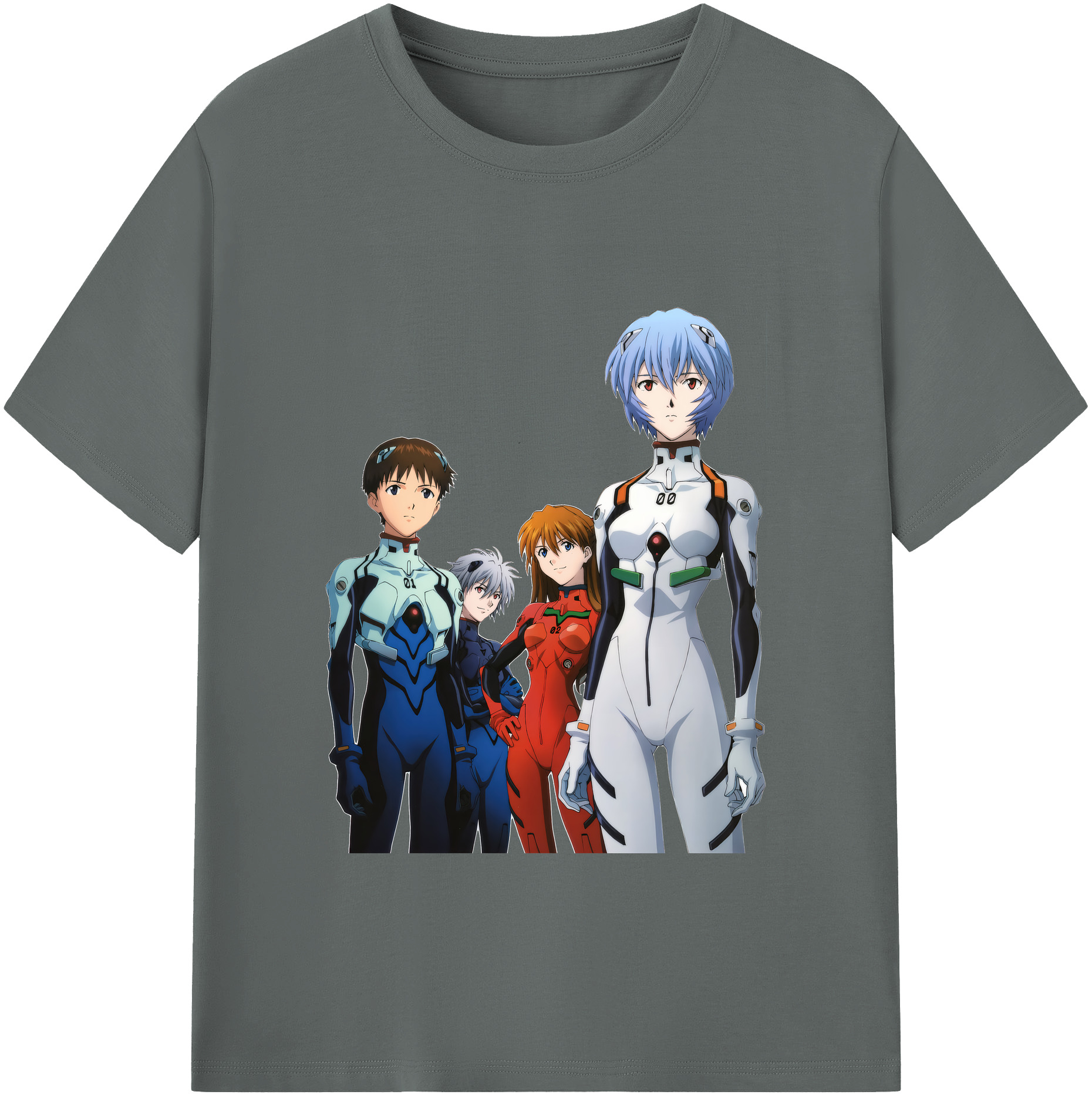 （画像用） EVA 新世紀エヴァンゲリオン 綿100％ メンズ半袖Tシャツ｜肌触りやわらか＆通気性